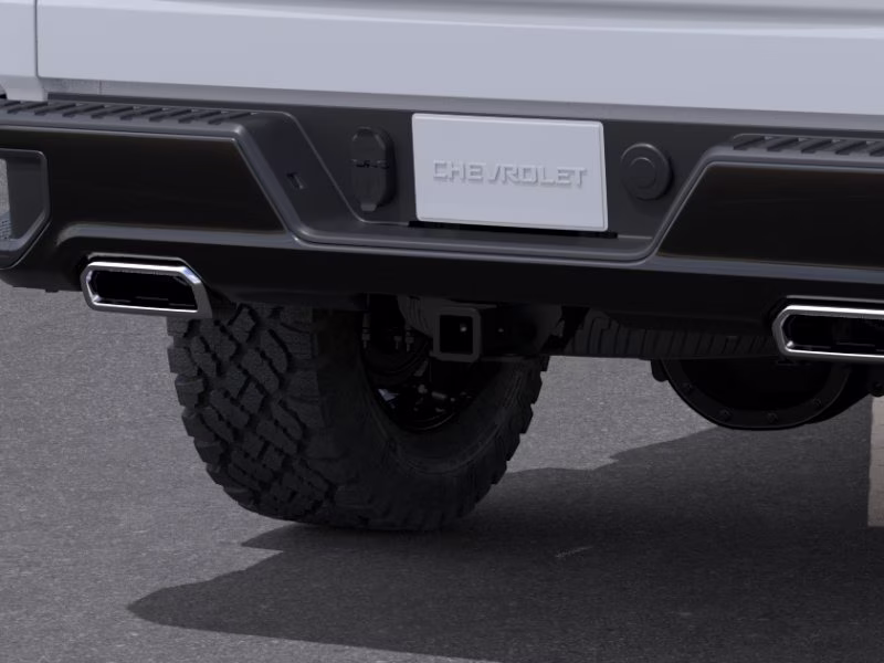 2026 Summit White Chevrolet Silverado 1500 Custom Trail Boss 4X4 Truck