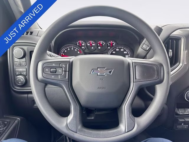 2026 Sterling Gray Metallic Chevrolet Silverado 1500 Custom Trail Boss 4X4 Truck