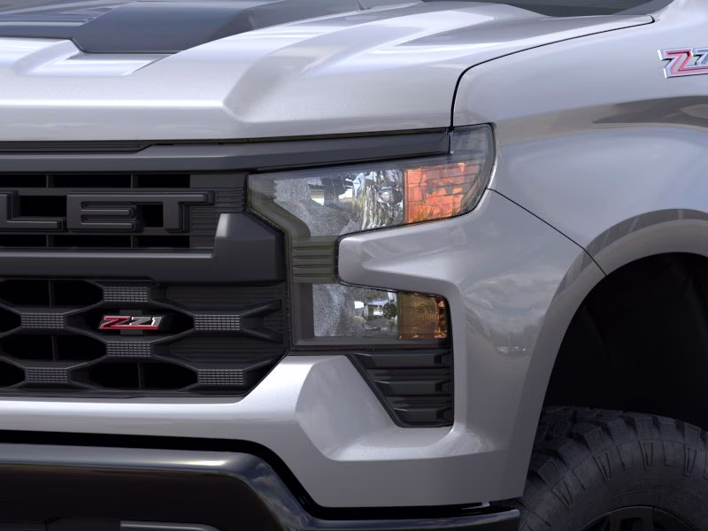2026 Sterling Gray Metallic Chevrolet Silverado 1500 Custom Trail Boss 4X4 Truck