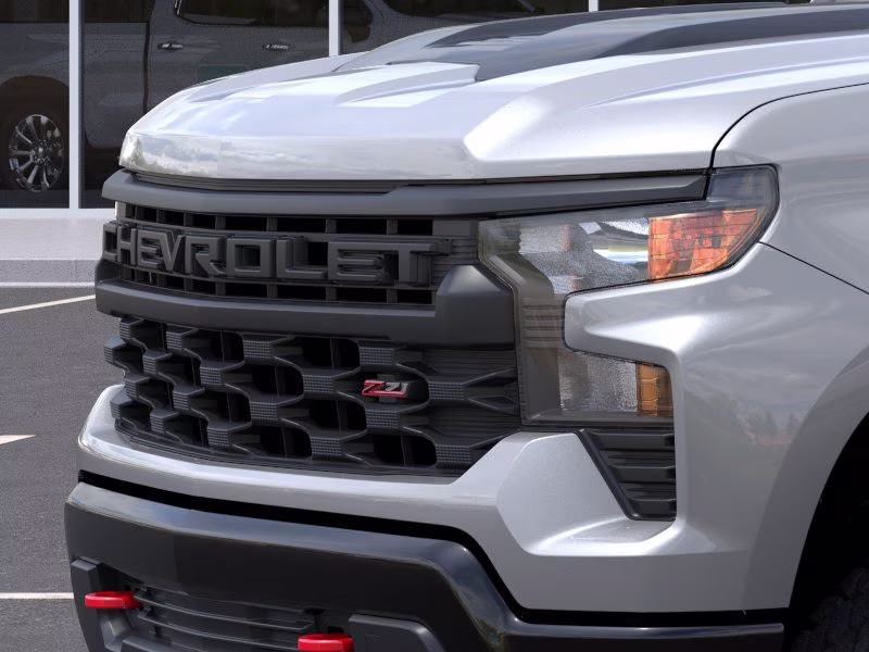 2026 Sterling Gray Metallic Chevrolet Silverado 1500 Custom Trail Boss 4X4 Truck