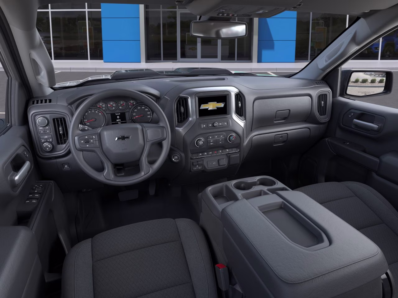 2026 Sterling Gray Metallic Chevrolet Silverado 1500 Custom Trail Boss 4X4 Truck