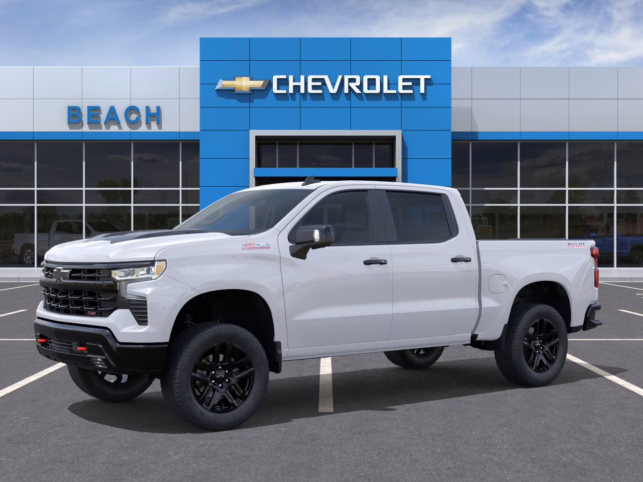 2026 Summit White Chevrolet Silverado 1500 LT Trail Boss 4X4 Truck