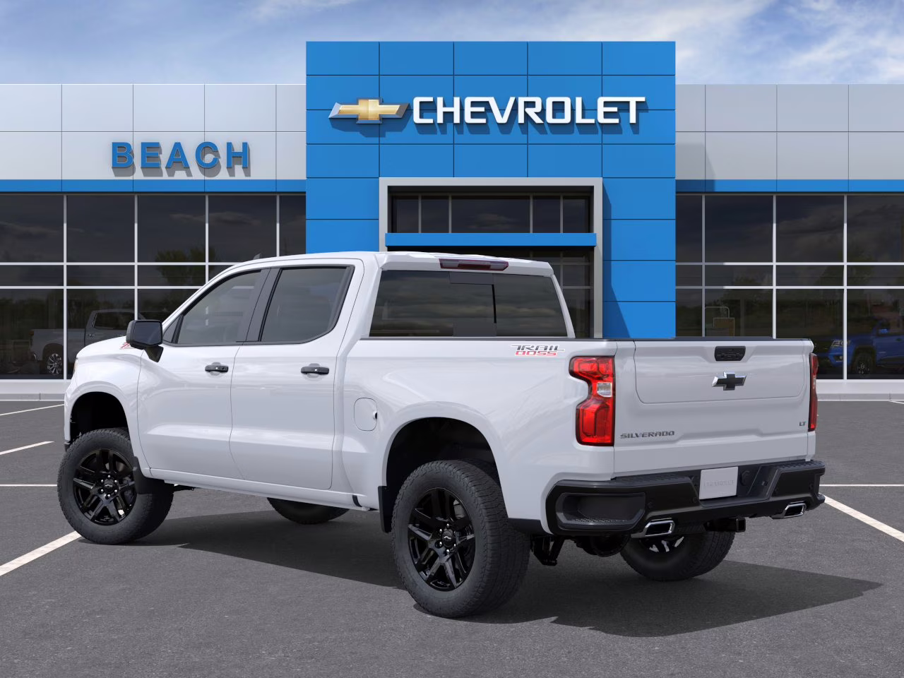 2026 Summit White Chevrolet Silverado 1500 LT Trail Boss 4X4 Truck