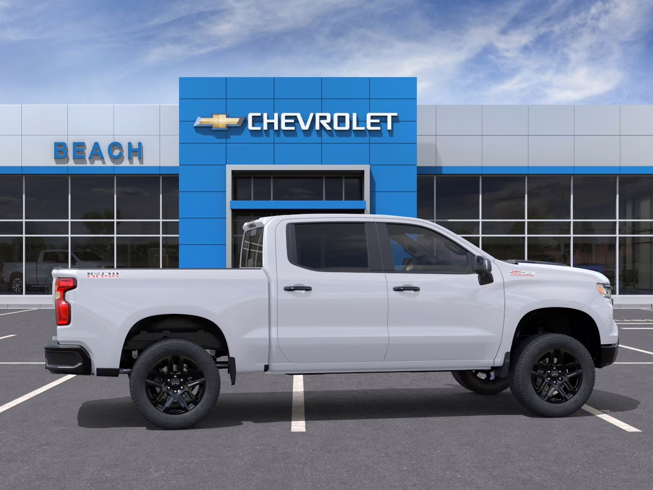 2026 Summit White Chevrolet Silverado 1500 LT Trail Boss 4X4 Truck