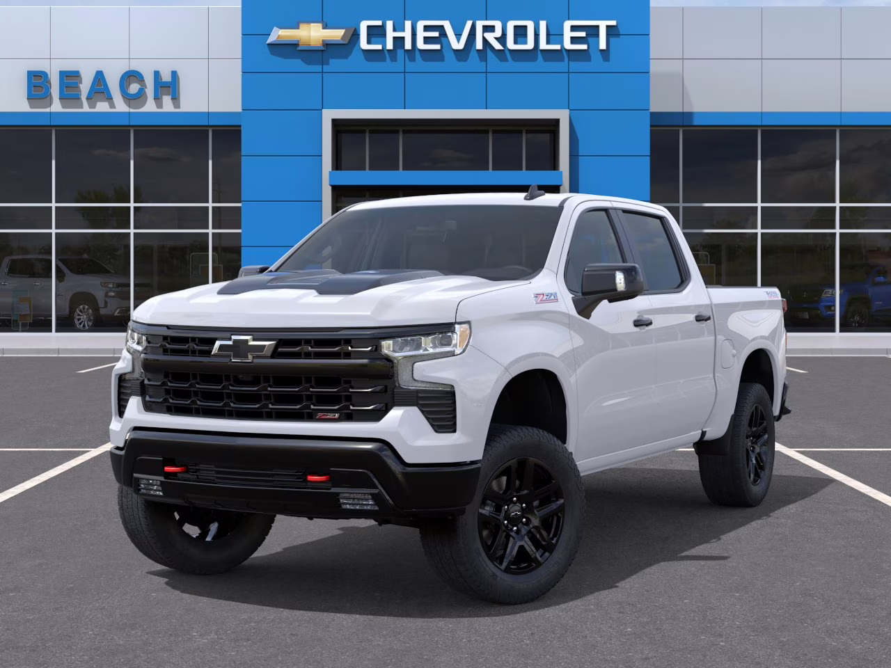 2026 Summit White Chevrolet Silverado 1500 LT Trail Boss 4X4 Truck