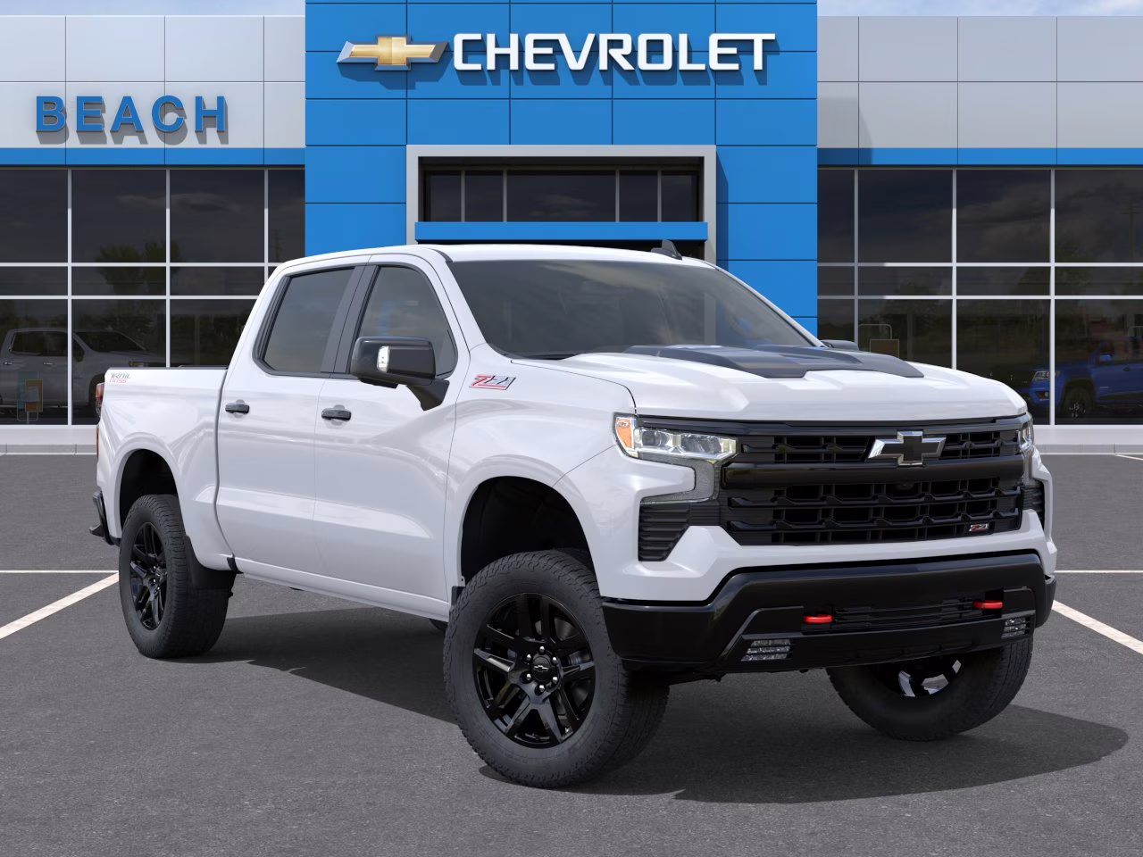 2026 Summit White Chevrolet Silverado 1500 LT Trail Boss 4X4 Truck