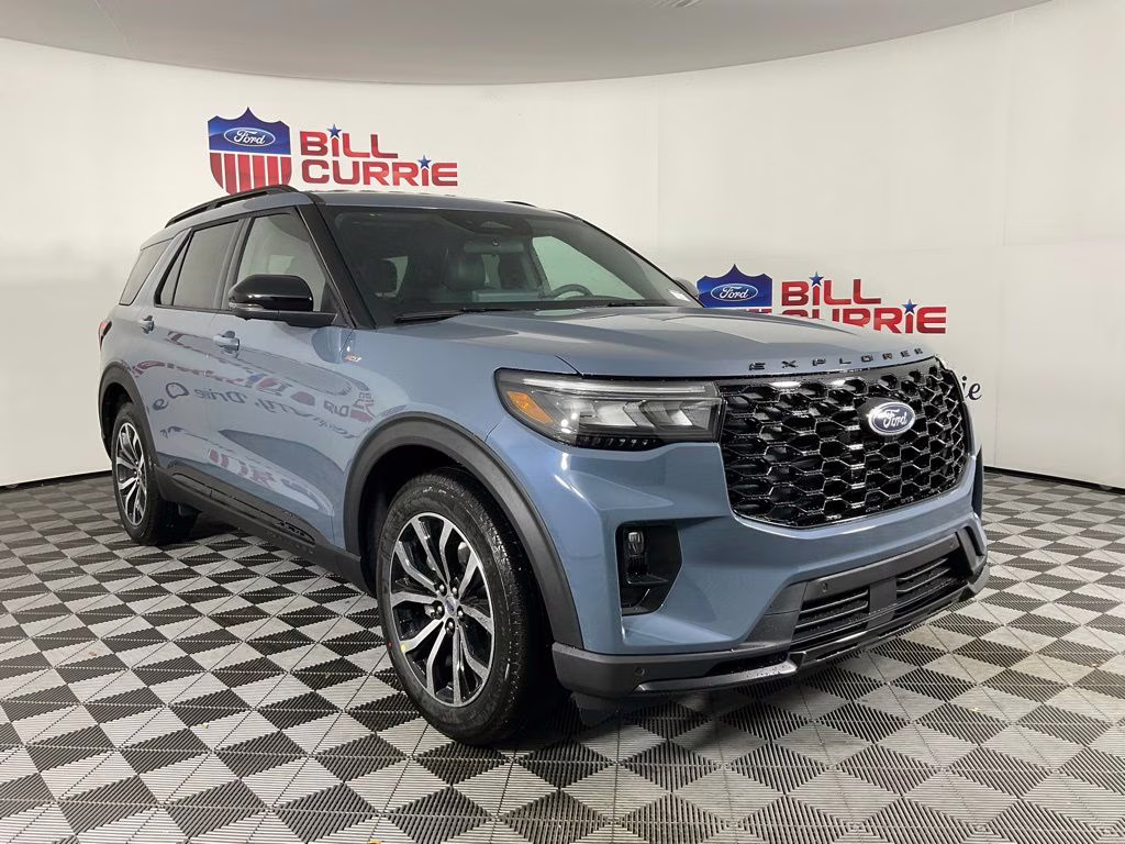 2026 Blue Ford Explorer ST-Line RWD SUV