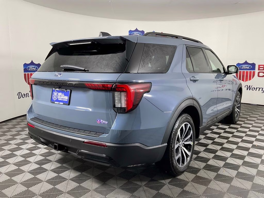 2026 Blue Ford Explorer ST-Line RWD SUV
