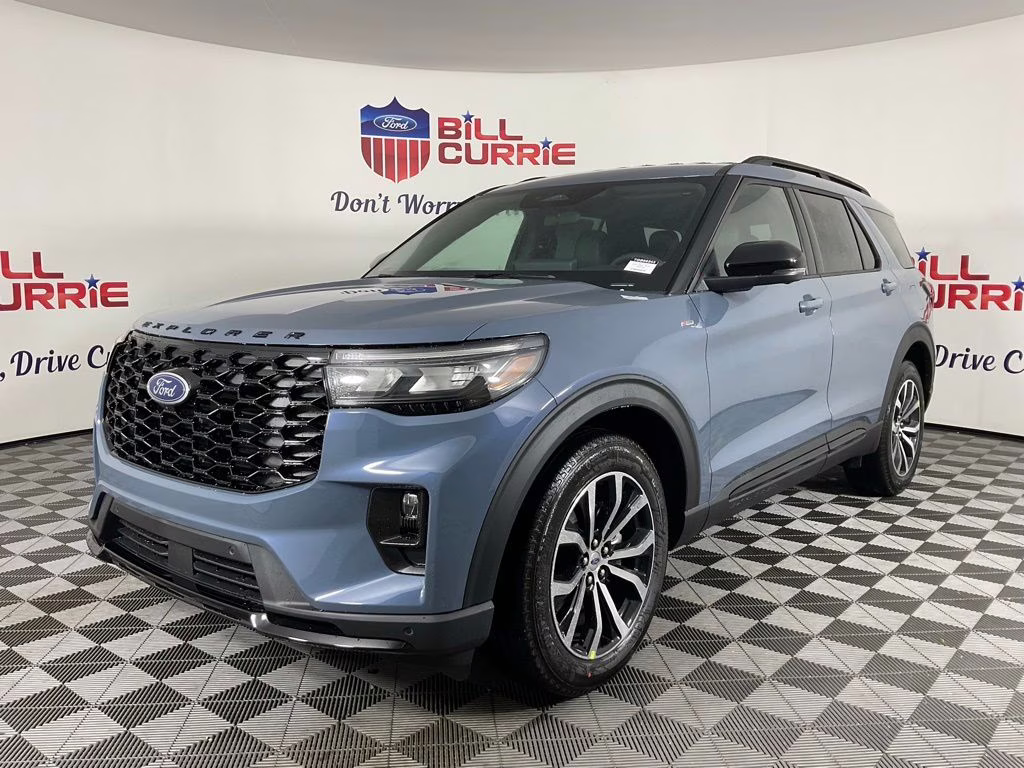 2026 Blue Ford Explorer ST-Line RWD SUV