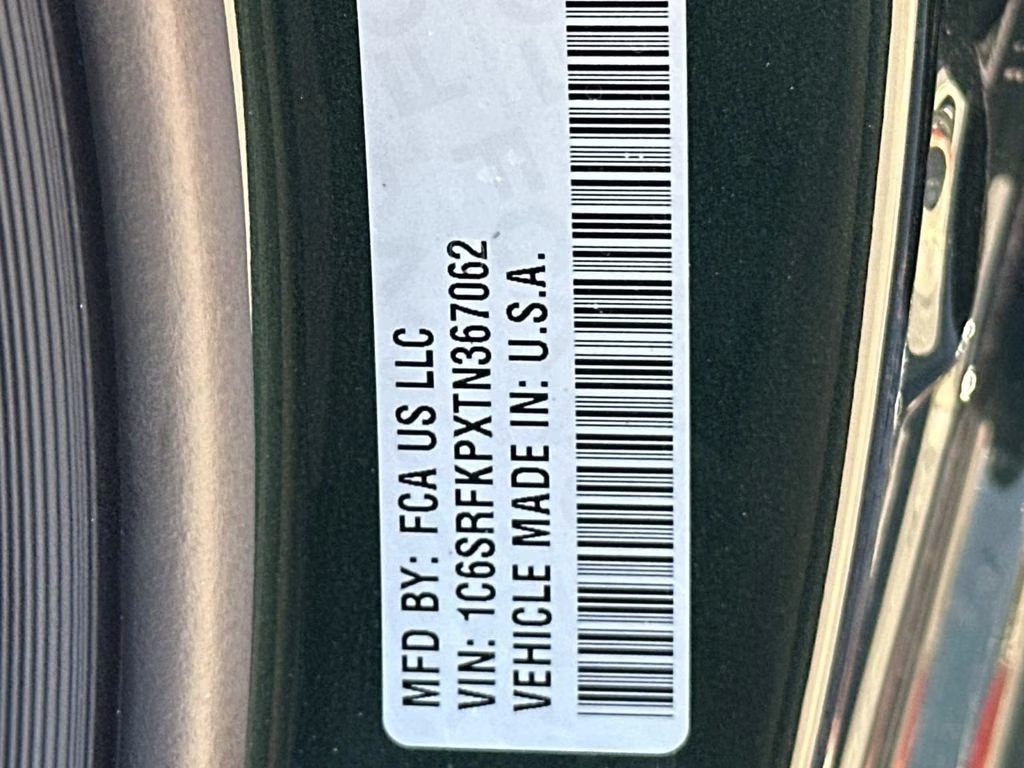 2026 Serrano Green Metallic Ram 1500 Tungsten 4X4 Truck
