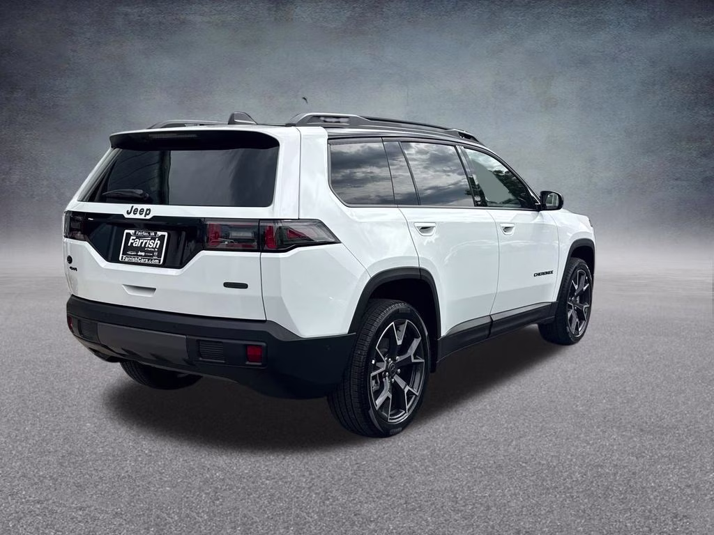 2026 Bright White Clearcoat Jeep Cherokee Overland 4X4 SUV