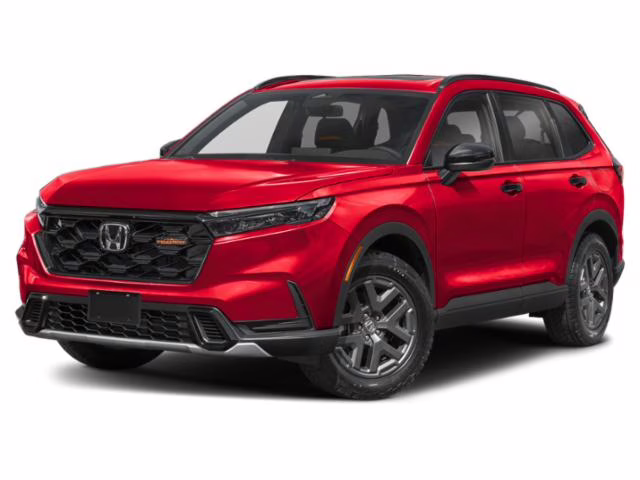 2026 Radiant Red Metallic Honda CR-V Hybrid TrailSport AWD SUV