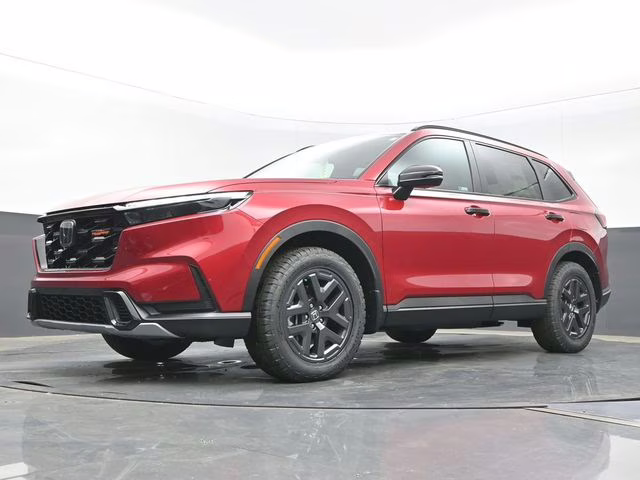 2026 Radiant Red Metallic Honda CR-V Hybrid TrailSport AWD SUV