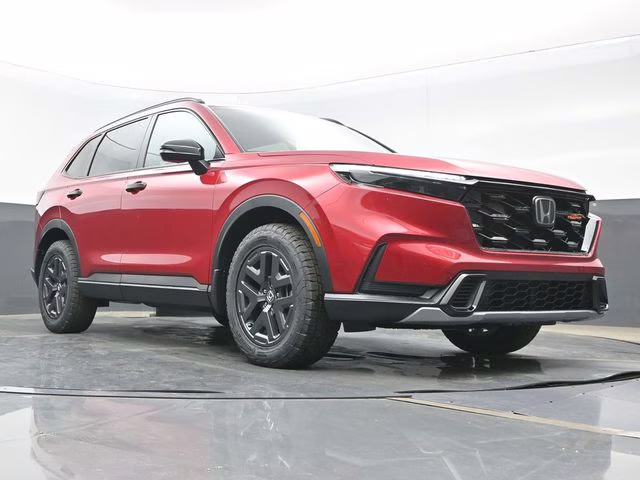 2026 Radiant Red Metallic Honda CR-V Hybrid TrailSport AWD SUV