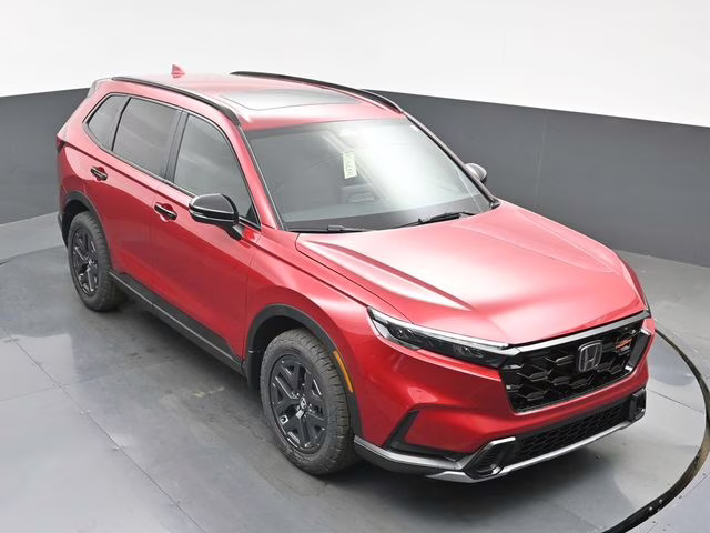 2026 Radiant Red Metallic Honda CR-V Hybrid TrailSport AWD SUV
