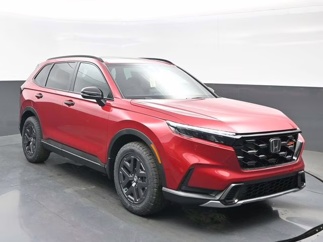 2026 Radiant Red Metallic Honda CR-V Hybrid TrailSport AWD SUV