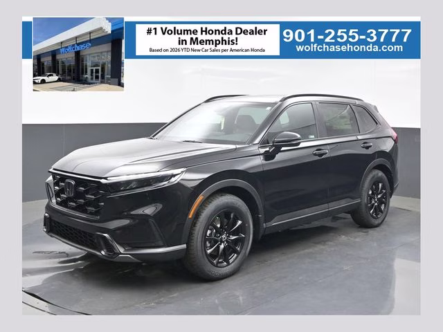 2026 Crystal Black Pearl Honda CR-V Hybrid Sport-L AWD SUV