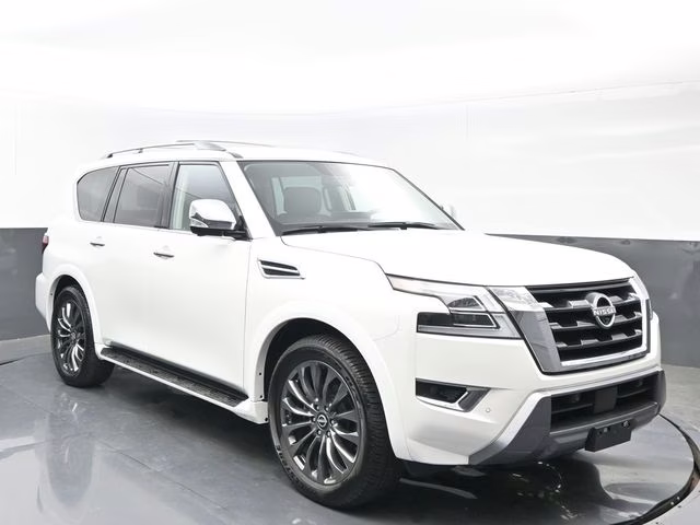 2023 Aspen White Tricoat Nissan Armada Platinum 4X4 SUV