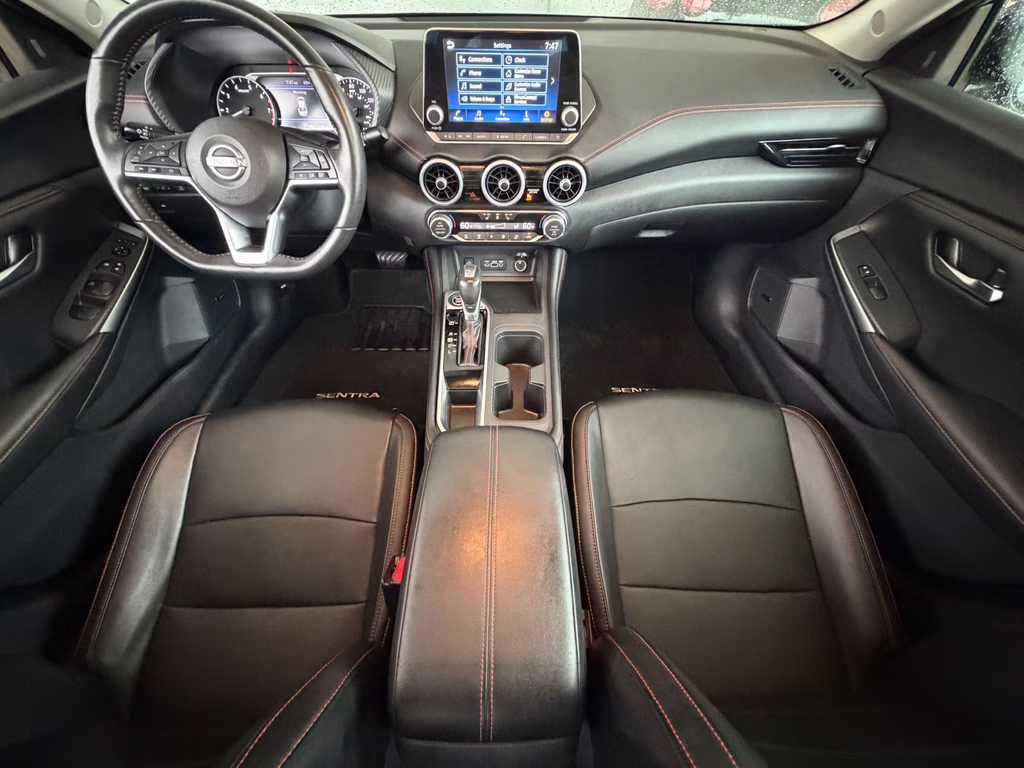 2024 Atlantic Gray Metallic/Super Black Nissan Sentra SR FWD Sedan