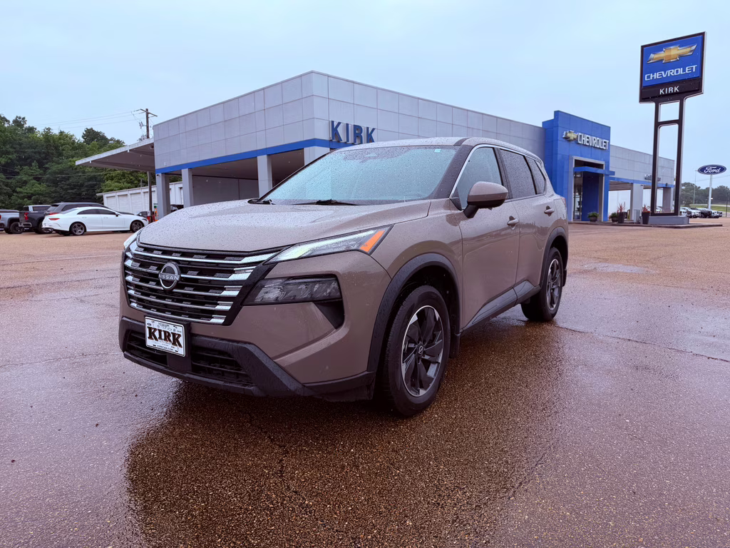 2025 Baja Storm Metallic Nissan Rogue SV AWD SUV
