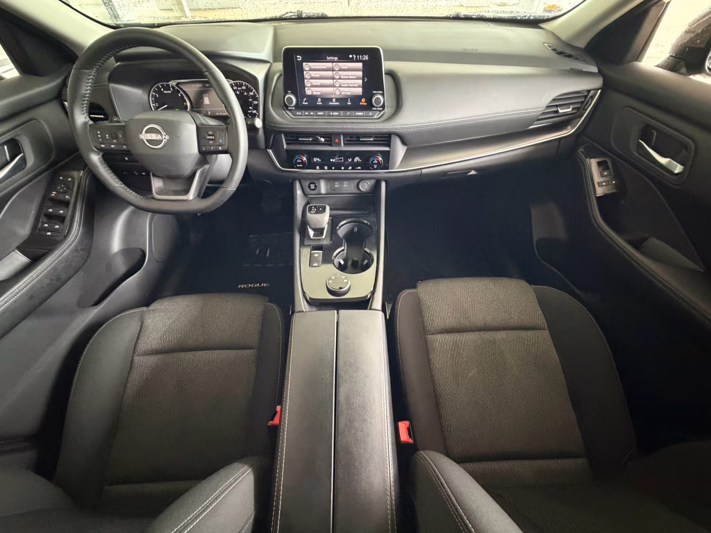 2025 Baja Storm Metallic Nissan Rogue SV AWD SUV