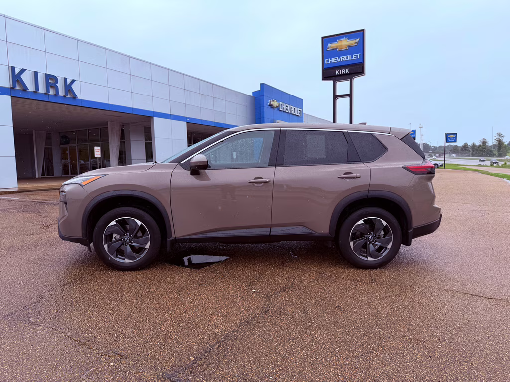 2025 Baja Storm Metallic Nissan Rogue SV AWD SUV