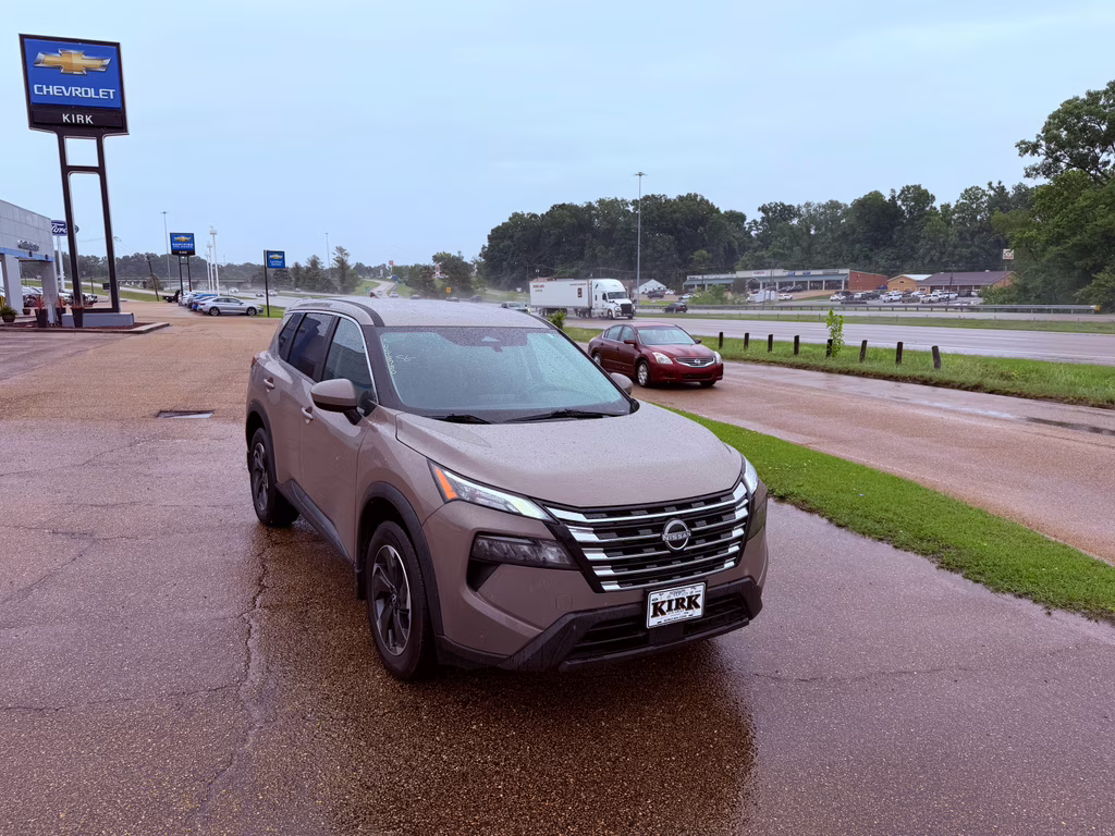 2025 Baja Storm Metallic Nissan Rogue SV AWD SUV