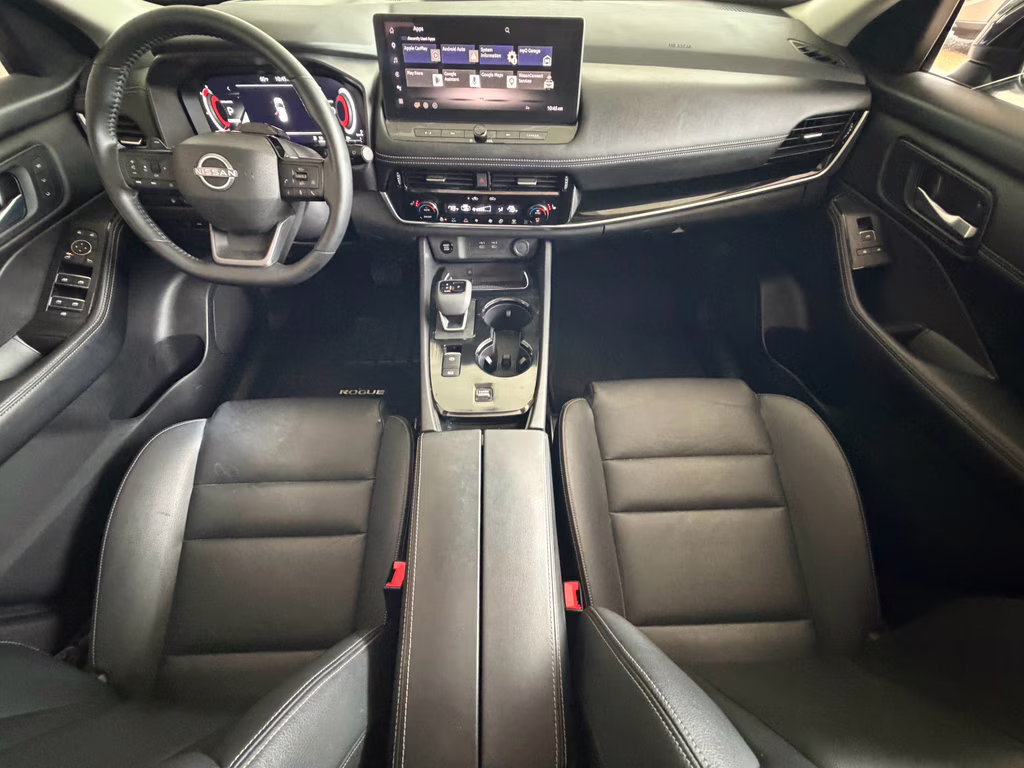 2025 Champagne Silver Metallic/Super Black Nissan Rogue SL FWD SUV