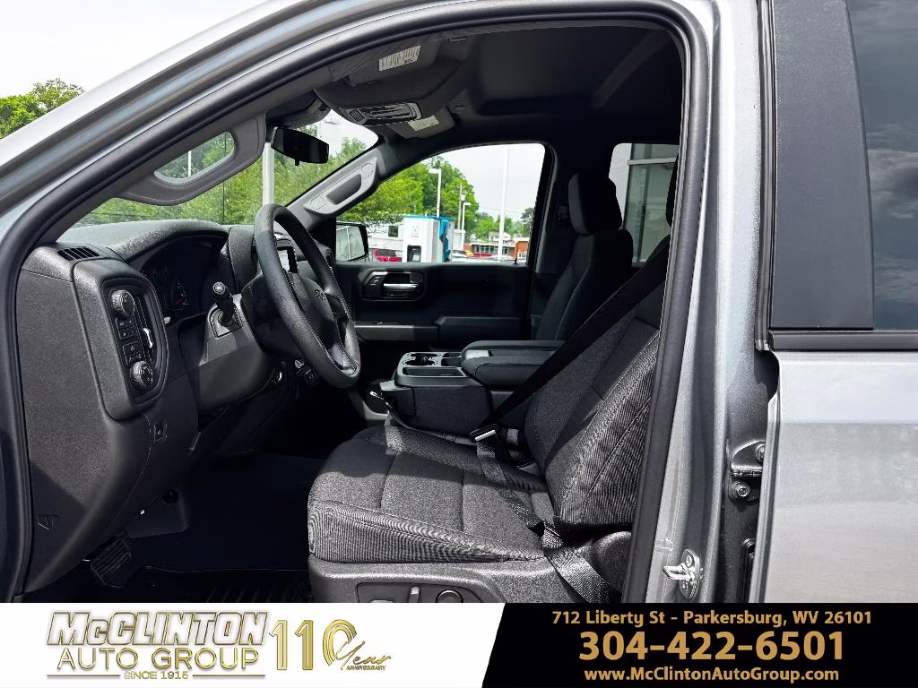 2026 Sterling Gray Metallic Chevrolet Silverado 1500 Custom Trail Boss 4X4 Truck