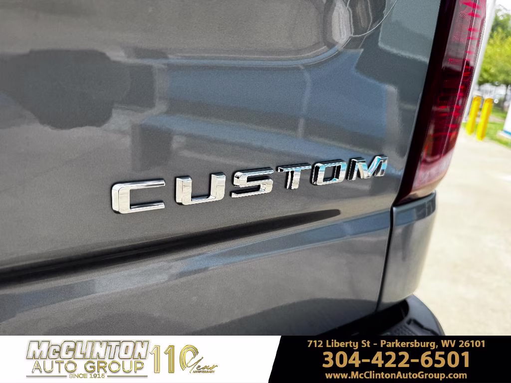 2026 Sterling Gray Metallic Chevrolet Silverado 1500 Custom Trail Boss 4X4 Truck