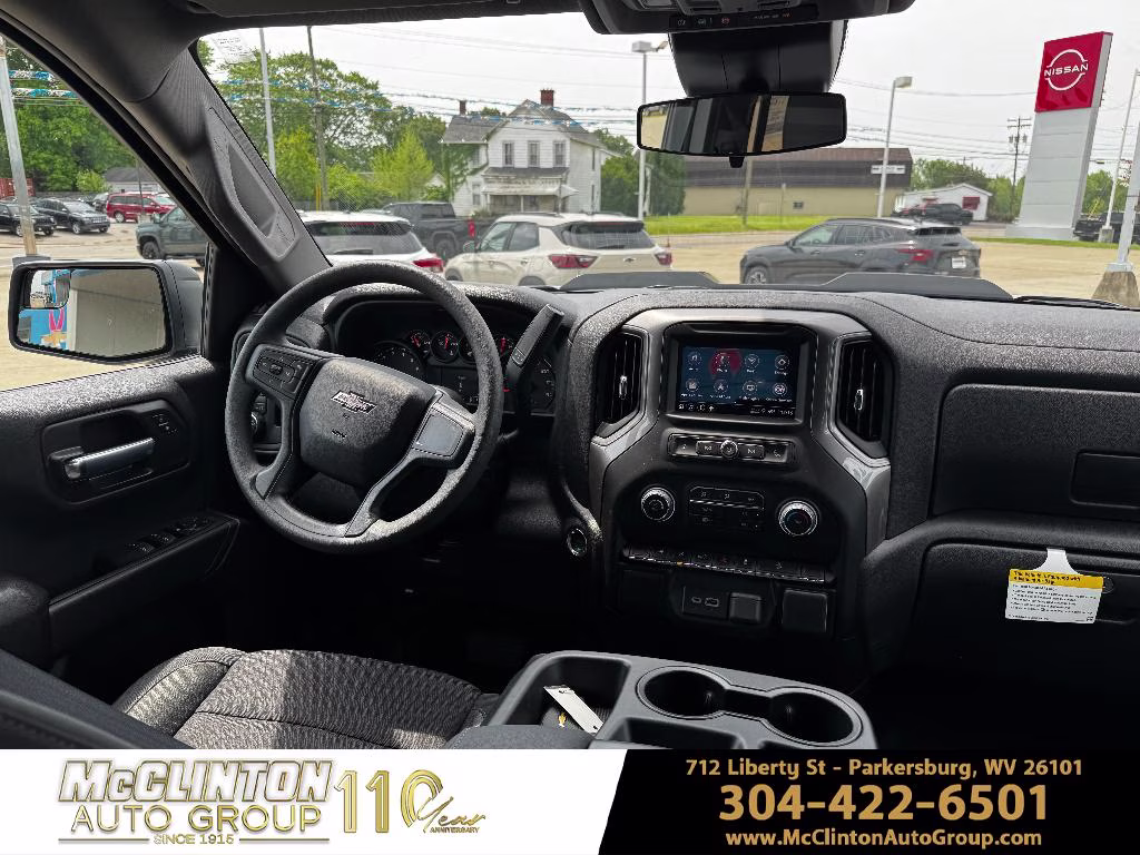 2026 Sterling Gray Metallic Chevrolet Silverado 1500 Custom Trail Boss 4X4 Truck
