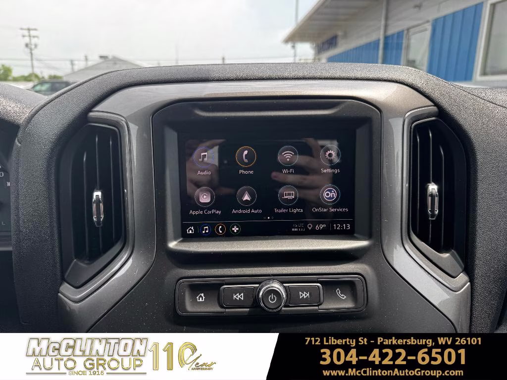 2026 Sterling Gray Metallic Chevrolet Silverado 1500 Custom Trail Boss 4X4 Truck