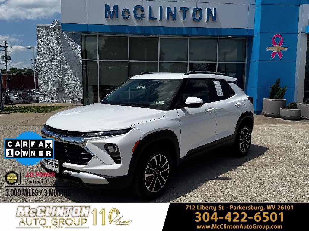 2025 Summit White Chevrolet Trailblazer LT AWD SUV