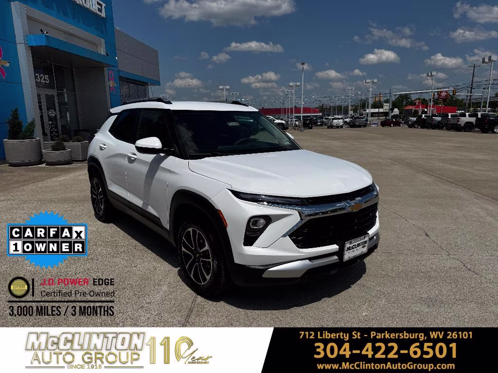 2025 Summit White Chevrolet Trailblazer LT AWD SUV