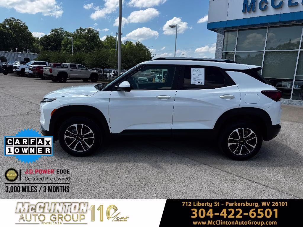 2025 Summit White Chevrolet Trailblazer LT AWD SUV