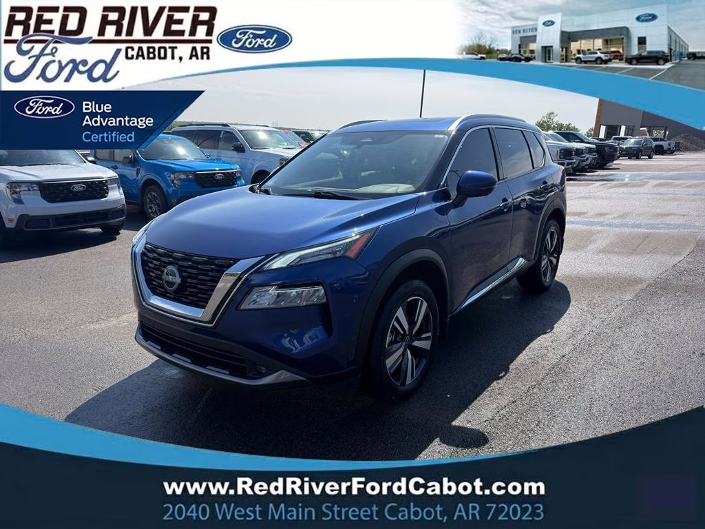 2022 Caspian Blue Metallic Nissan Rogue SL FWD SUV