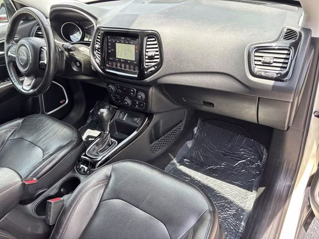2018 Pearl White Tri-Coat Jeep Compass Limited FWD SUV