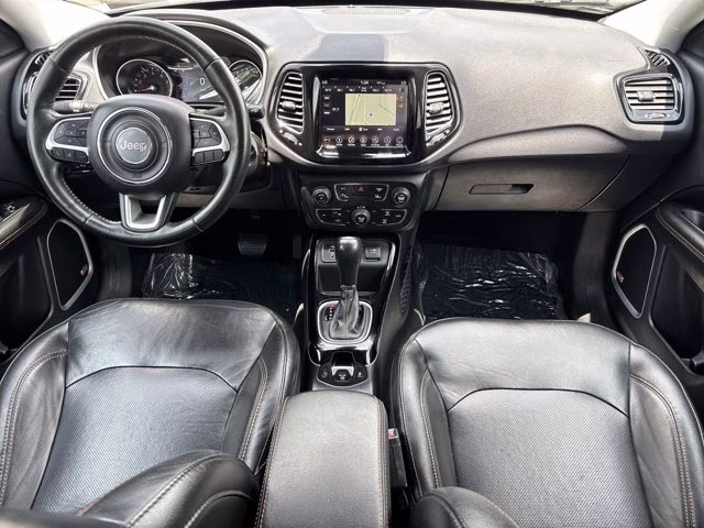 2018 Pearl White Tri-Coat Jeep Compass Limited FWD SUV