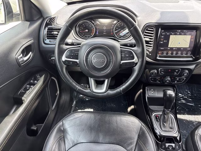 2018 Pearl White Tri-Coat Jeep Compass Limited FWD SUV