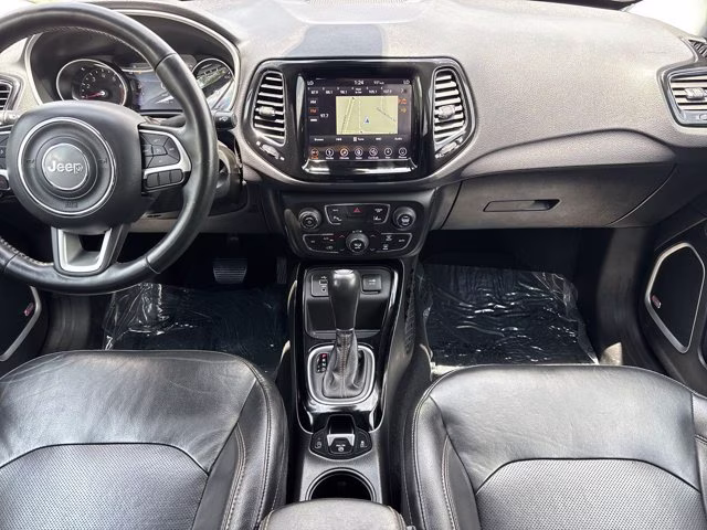 2018 Pearl White Tri-Coat Jeep Compass Limited FWD SUV