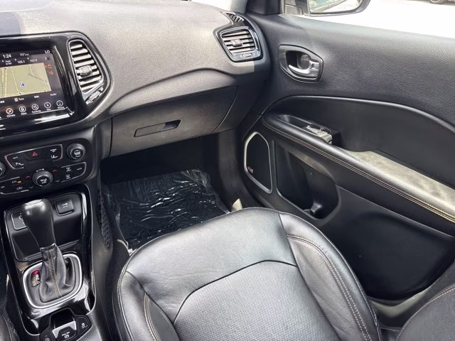 2018 Pearl White Tri-Coat Jeep Compass Limited FWD SUV