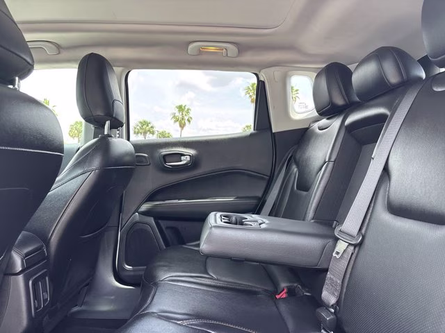 2018 Pearl White Tri-Coat Jeep Compass Limited FWD SUV