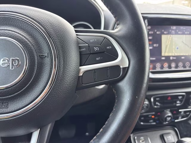 2018 Pearl White Tri-Coat Jeep Compass Limited FWD SUV