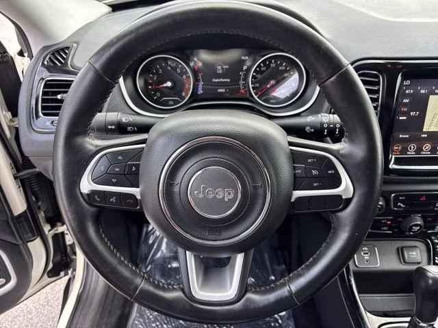 2018 Pearl White Tri-Coat Jeep Compass Limited FWD SUV