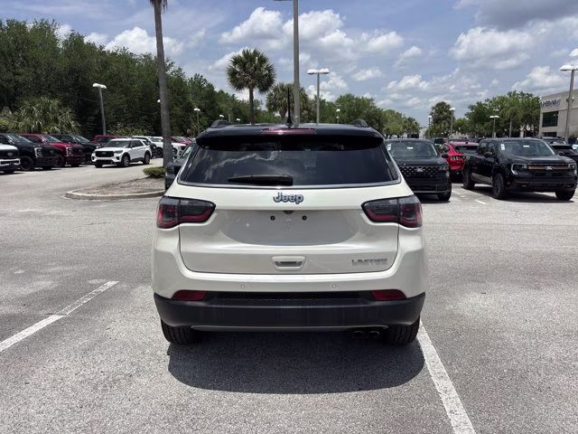 2018 Pearl White Tri-Coat Jeep Compass Limited FWD SUV