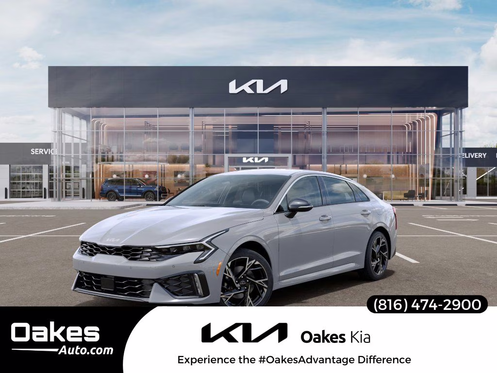 2026 Wolf Gray Kia K5 GT-Line AWD Sedan