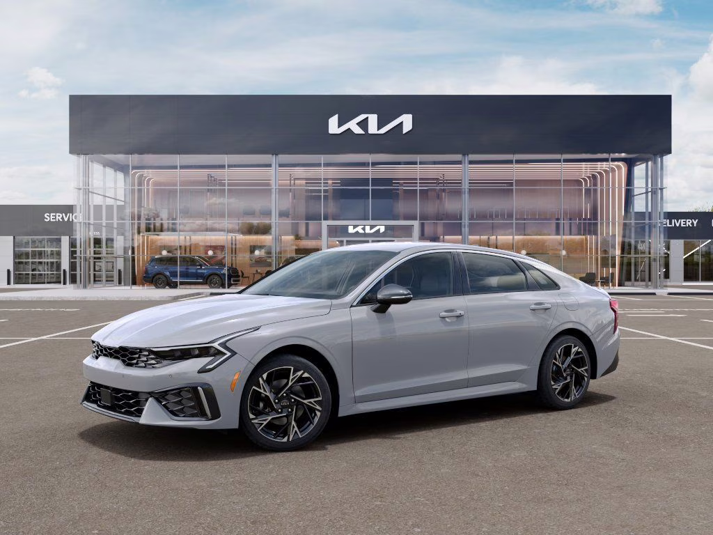 2026 Wolf Gray Kia K5 GT-Line AWD Sedan