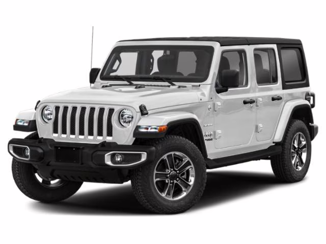 2020 Bright White Clearcoat Jeep Wrangler Unlimited Rubicon 4X4 SUV