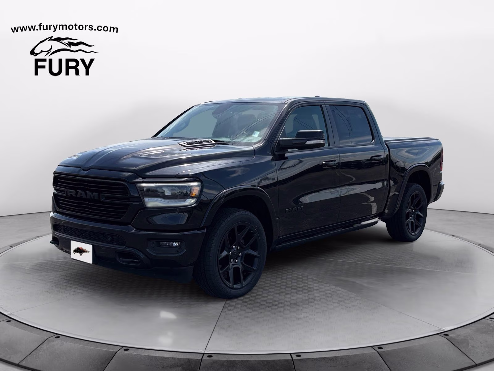 2020 Diamond Black Crystal Pearlcoat Ram 1500 Laramie 4X4 Truck