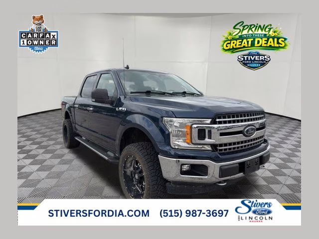 2020 Blue Ford F-150 XLT 4X4 Truck